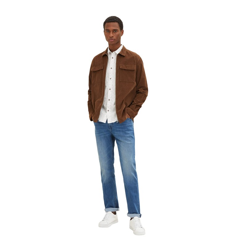 TOM TAILOR Men's Josh Regular Slim Jeans with Coolmax® Function,