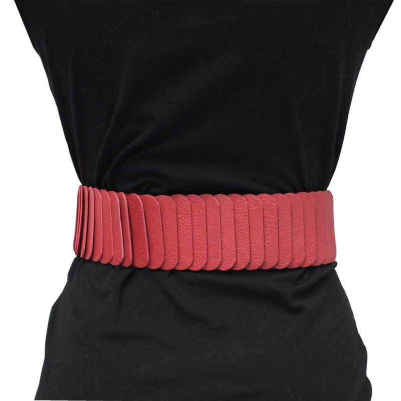 Glamexx24 Women's Elastic Waist Belt 6 cm Wide Waist Belt