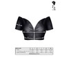 Demoniq Black Rose 2.0 Marina Top Black Einheitsgröße