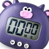 Cute Digital Kitchen Timer, Small Timers Cartoon Animal Shape Digital