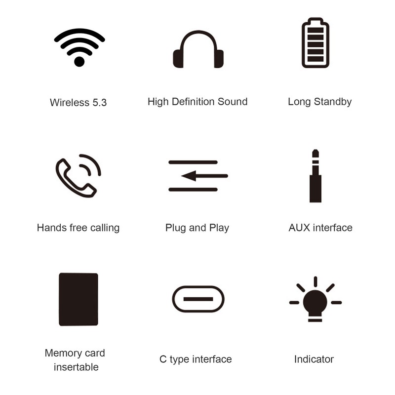 Wireless Bluetooth Sound Receiver Professional Plug and Play Hands Free