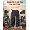 CQR Kids Youth Hiking Cargo Pants, UPF50+ Quick Dry Outdoor