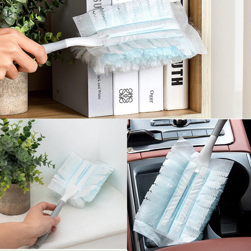 GWAWG Fluffy Duster Refills,Flash Duster Refills,20 PCS Flash Dust Magnet,with