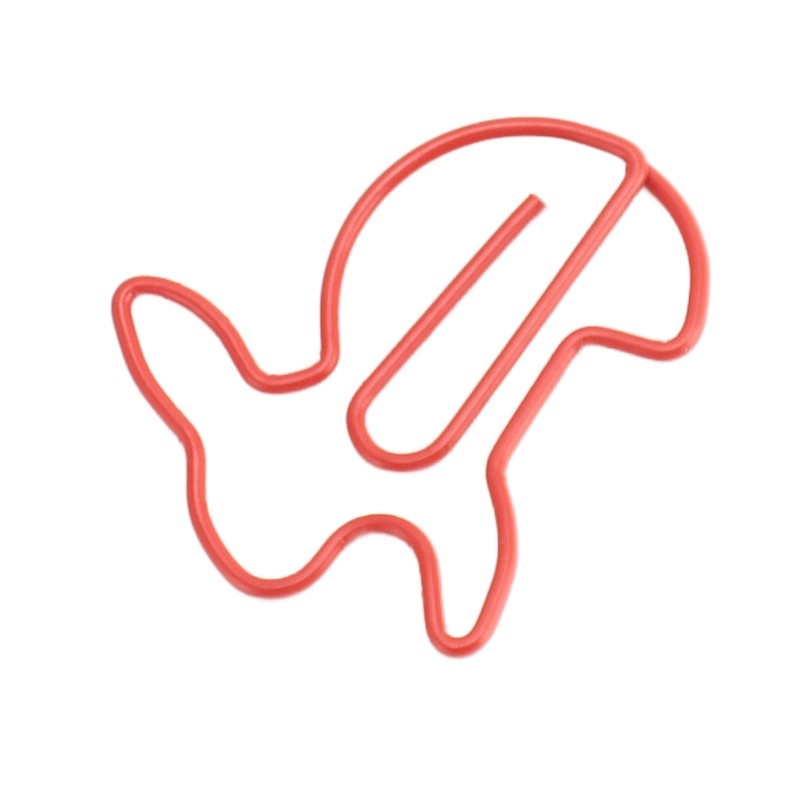 100pcs Paper Clips Prevent Slip Cute Rabbit Shaped Decorative Bookmark
