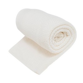 CHIQUI MUNDO Manta de Arrullo para Bebé 100% Bambú Orgánico Manta de Recepción Recién Nacido Tejido Premium (Blanca, 75 x 100 cm)