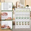 MOOKNAT Clear Shoe Slot Organizer, 12 Pack Adjustable Shoe Slots