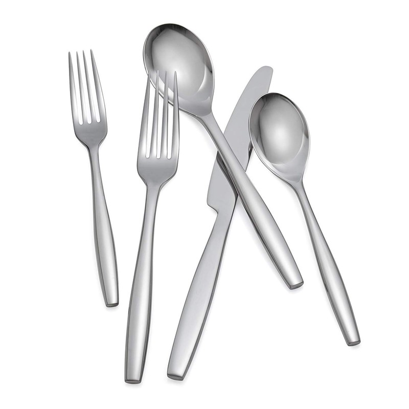 Nambe 7481 Aidan 5-Piece Stainless Steel Place Setting, Service for