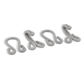 Lakesstory Sewing Hook and Eyes Closure Fur Hook and Eyes Covered for Fur Coats Wraps and Jackets 1-1/2"