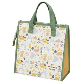 Skater Cooler Tote Bag Picnic Insulated Lunchbag 26.5x13x27cm FBC1 Japan Import (My Neighbor Totoro Green)