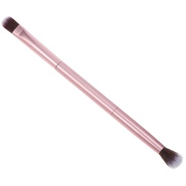 Outanaya Double Ended Professional Makeup Brush Portable Eyebrow Eyeshadow Tool Dark Matted Golden for Daily and Professional Use present for Makeup Enthusiasts