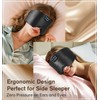 LC-dolida Luxurious Silk Soft Sleep Mask, Sleep Headphones with Bluetooth