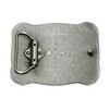 Moranse Silver Religion Cross Kneeling Prayer Design Western Cowboy Rectangle