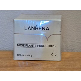 60x LANBENA Plant Pore Strips Blackhead Remover Nose Acne Cleansing Peel Off US
