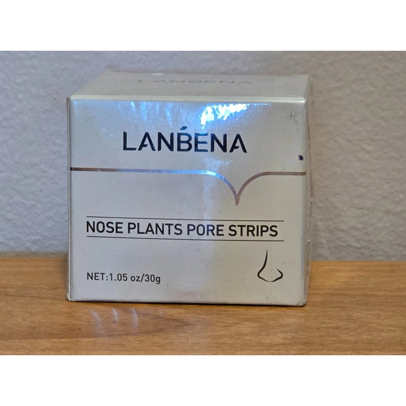 60x LANBENA Plant Pore Strips Blackhead Remover Nose Acne Cleansing