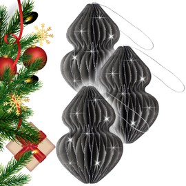 Christmas Decoration (Ornament Ball, Set of 3, Grey)