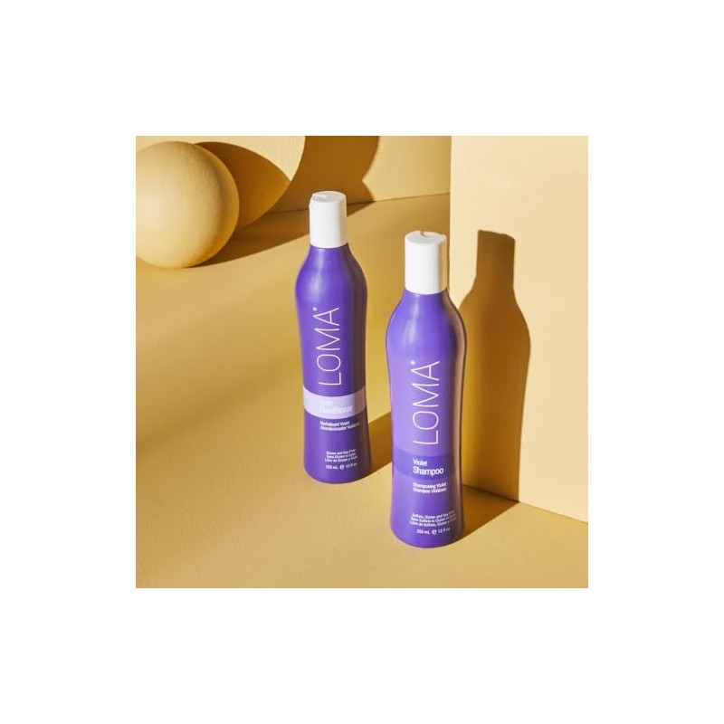 Loma Hair Care Violet Shampoo, Vanilla Bean/Blood Orange, 12 fl.