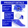 1 Pack Koi Fish Swing Windmill Design 3D Japanese Carp