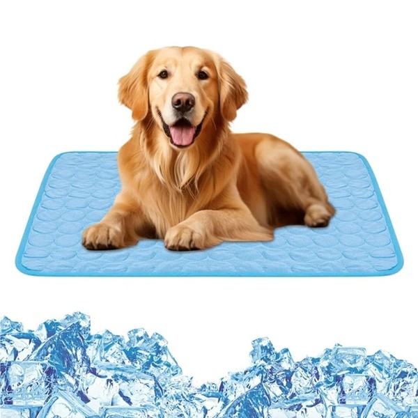Khatibb Dog Cooling Mat Cooling Pad Summer Pet Bed for
