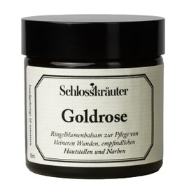 Gold Rose Marigold Ointment with Propolis, Shea Butter & Beeswax, 50 ml, Natural Marigold Cream & Scar Cream, Rich Calendula Cream without Additives