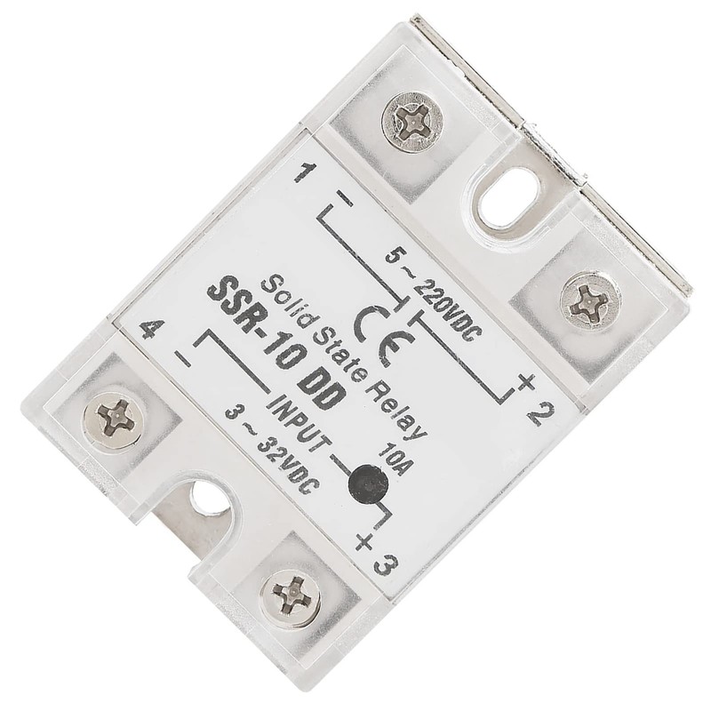 SSR10 DD 10A 5-220VDC Solid State Relay High Speed Silent