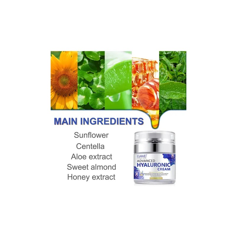 Crema Acido Hialuronico Retinol Máxima Hidratación Antiedad