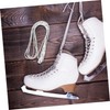 SUPVOX 1 Pair Waxed Hockey Sports Shoelaces Durable Flat Laces