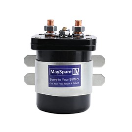 MaySpare 36V Solenoid Relay Switch,4 terminal Solenoid Fit Club Car DS Columbia E-Z-GO Yamaha Electric Replace 20468G1 114-3611-020 586-117111, Hardware Included,
