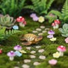 Ssmmam 2Pcs Miniature Sea Turtle Figurines for Fairy Garden, Fish