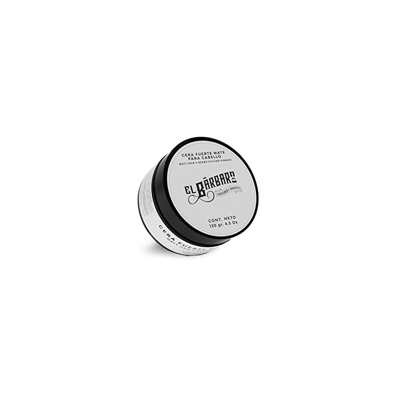 Cera Mate Para Cabello 120g - EL BÁRBARO - Cera