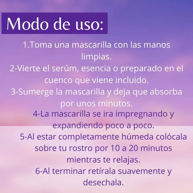 YIXHILIAN Mascarillas Hidratantes De Algodon 50 Pz