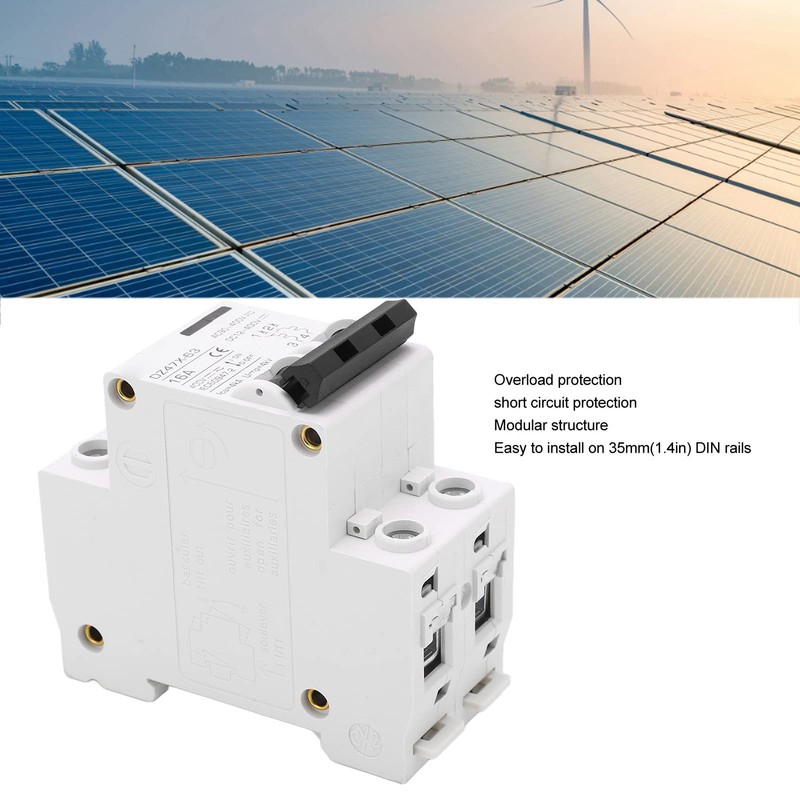 16A Circuit Breaker AC DC 2-in-1 400V 2P Miniature Circuit