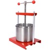 ZJMTOCYU Manual Stainless Steel Press for Juicing & Wine Making,