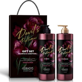 Kerasys Devil's Perfume Musk Shampoo 1L + Conditioner 1L, 1 set / 케라시스 데빌스퍼퓸 머스크 샴푸1L + 린스1L, 1세트