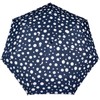 Knirps Slim Duomatic Dots Pocket Umbrella, navy