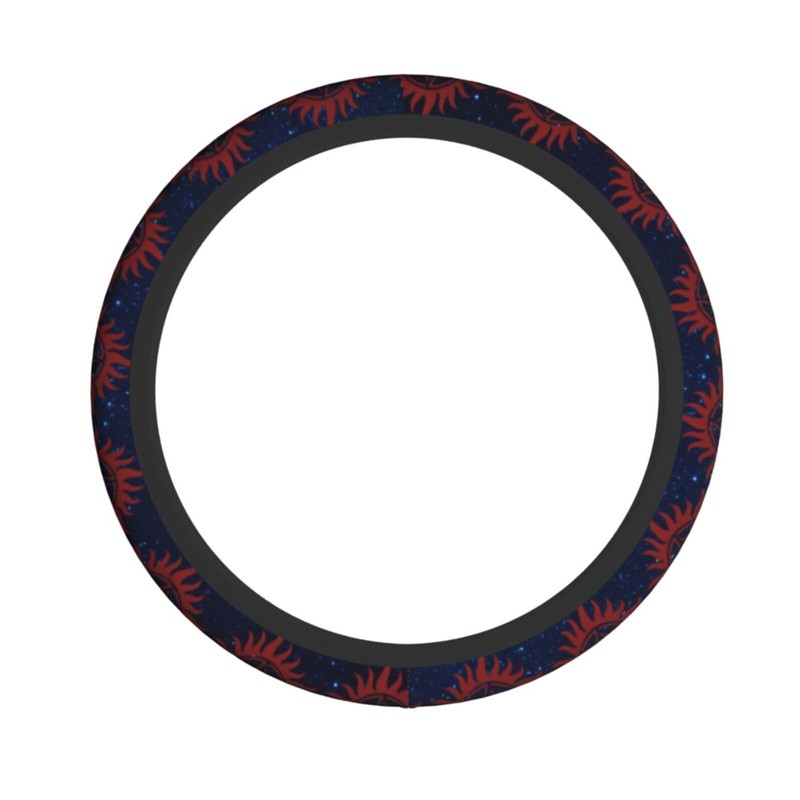 Steering Wheel Cover for Women Men Anti-Slip Breathable and Sweat