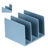 Bookends Simple Style Wide Mouth Design Blue Color Plastic Material