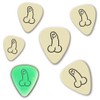 Glow In The Dark Novelty Guitar Picks- Celluloid Electric &