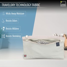 Lewis N. Clark RFID - portafolios para cinturón de viaje oculto, Rfid - Cinturón para billetes y tarjetas de crédito, Bronceado, Una talla
