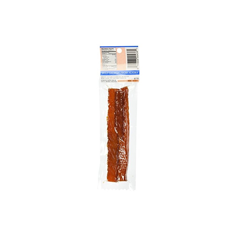Wild Salmon Jerky 1.13 oz. Stick - Original (12 Sticks)