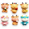 Set of 6 Cute animal 3D decorative magnets, Cow Fridge