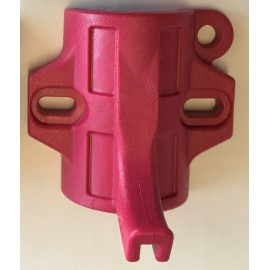 BoilingTuna.com Trigger Clamp, deckhand rod, Abu Garcia 5000,5500,6000 - RED