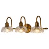 UOFUS Gold Vintage Vanity Light 3 Lights Bathroom Lighting Fixtures