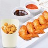 100 Pack Disposable Charcuterie Cups, 14 oz White French Fries