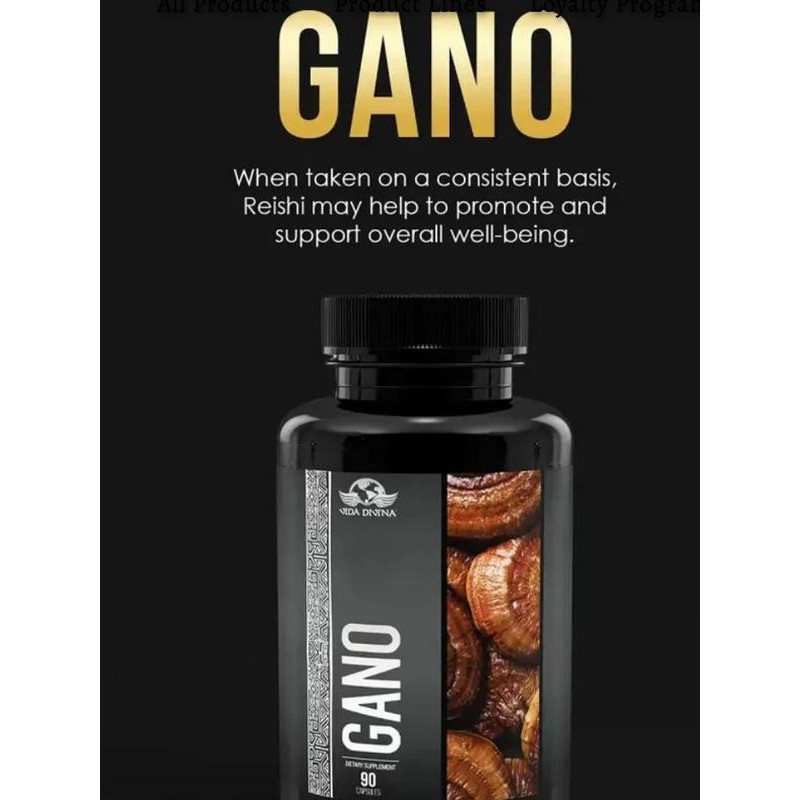 Gano Reishi Mushroom Supplement