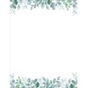 Great Papers! Stationery Letterhead, Elegant Eucalyptus, 8.5"x11", Printer Friendly, 50