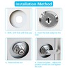 Jiozermi 5 Pack Cabinet Cam Locks Keyed Alike, 3/4" (20mm)
