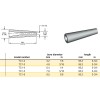SandblasterINFO Sandblaster Nozzle Assembly + Kennametal TC1 Carbide: (Various Sizes)