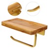 Wall Mounted Paper Towel Holder Tissue Roll Paper Rack Organizer