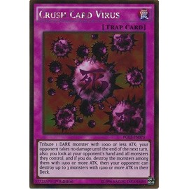 YU-GI-OH! - Crush Card Virus (PGL2-EN070) - Premium Gold: Return of The Bling - 1st Edition - Gold Rare