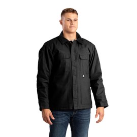 Berne Men's Heritage Duck Chore Coat, XX-Large Tall, Black